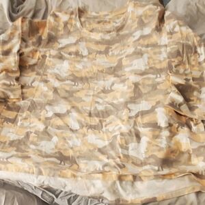 Camouflage Dog Print Sleep Shirt